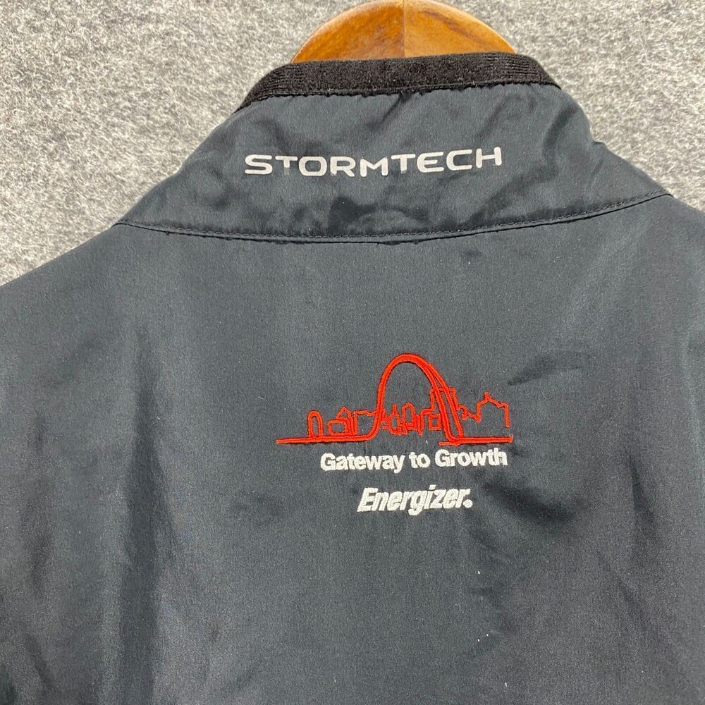 Stormtech Activewear Track Jacket Men 2XL Black Full Zip Lined Long Sleeve - Picture 6 of 8